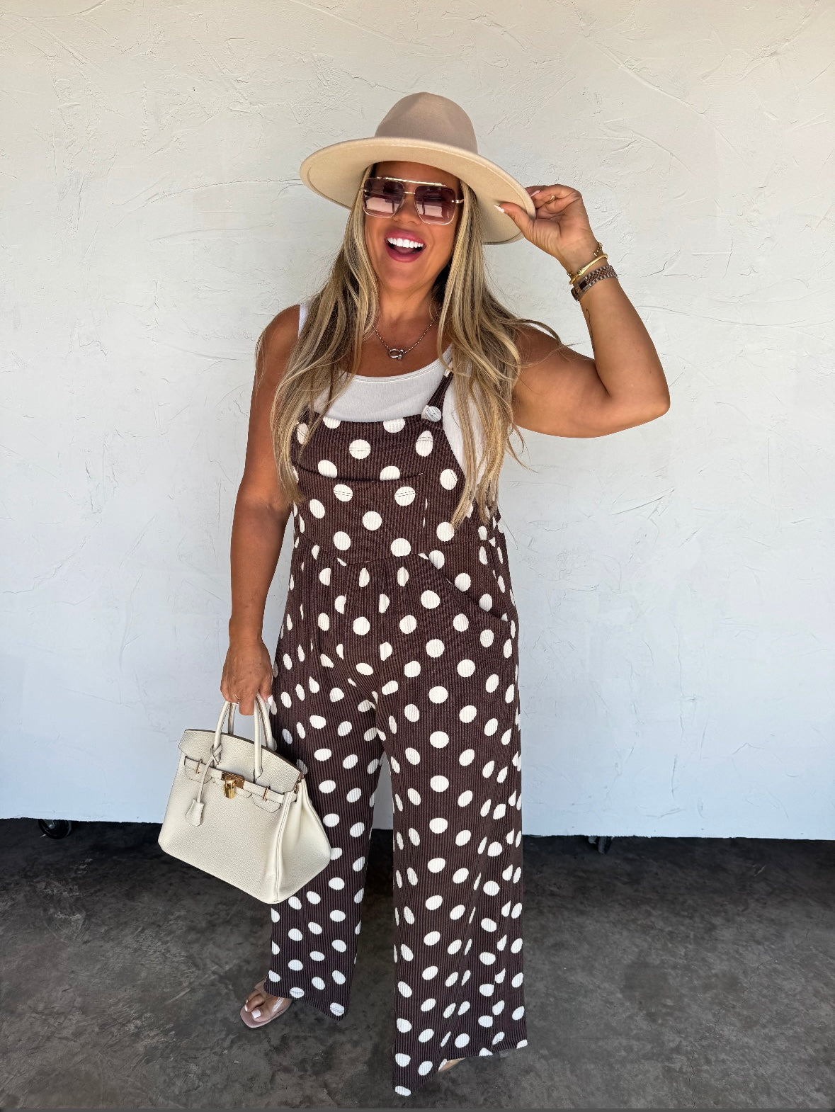 Boho Overalls-Polkadots