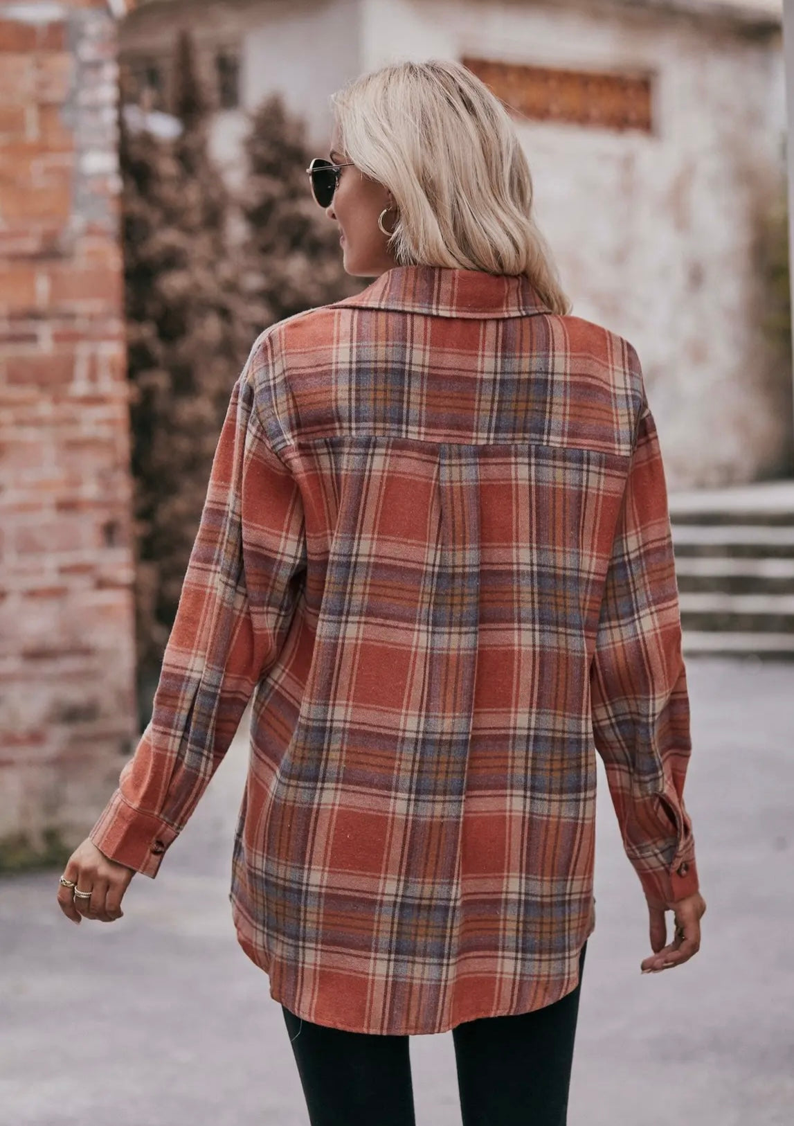 Rust Plaid Flannel