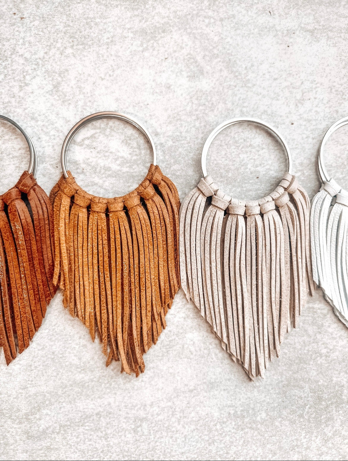 Leather Fringed Earrings