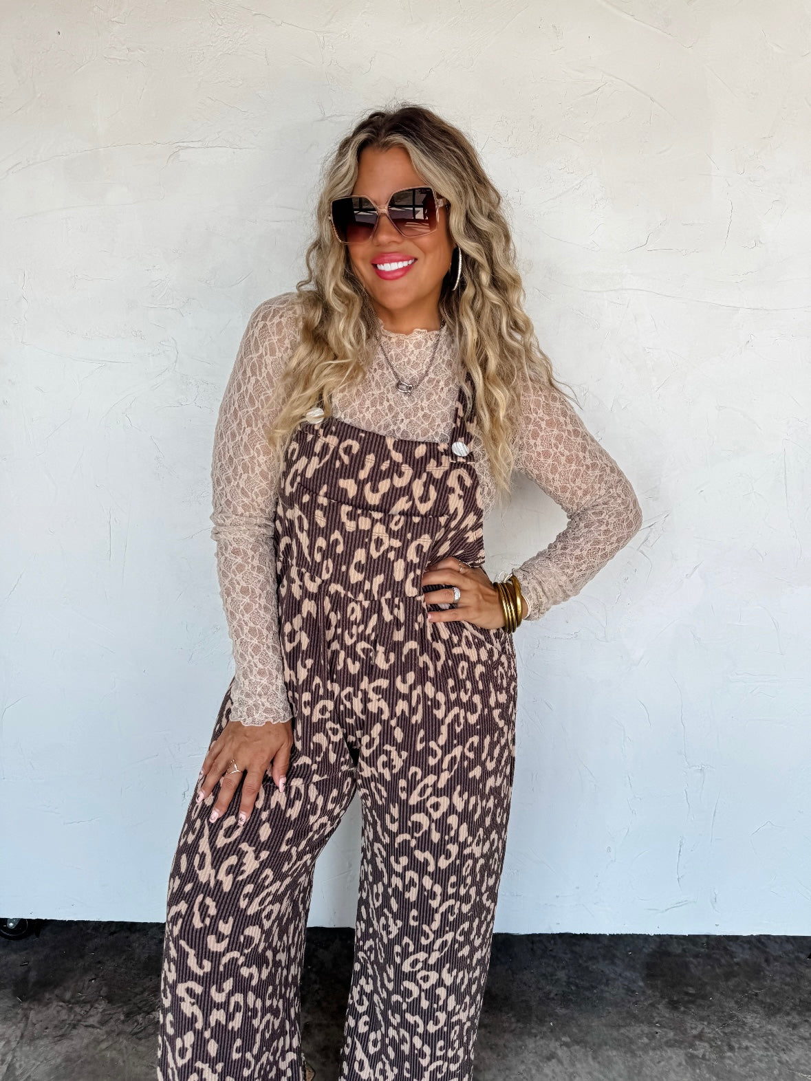 Boho Overalls-Cheetah