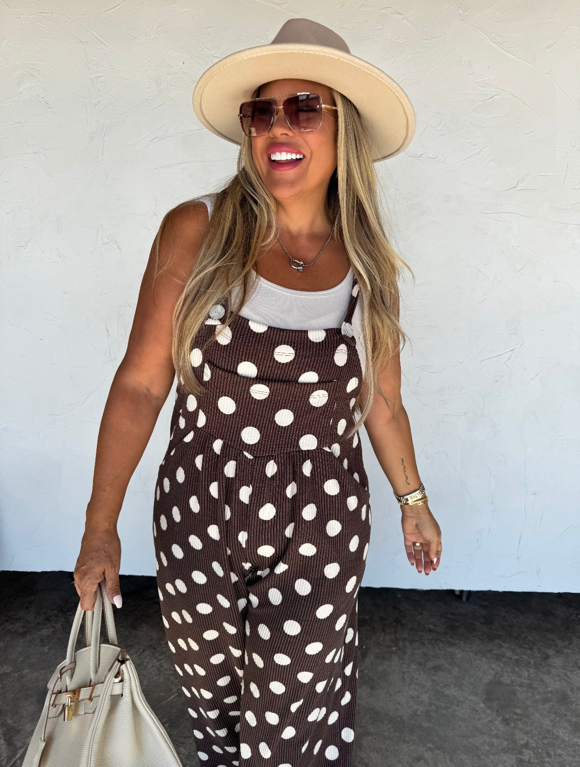 Boho Overalls-Polkadots