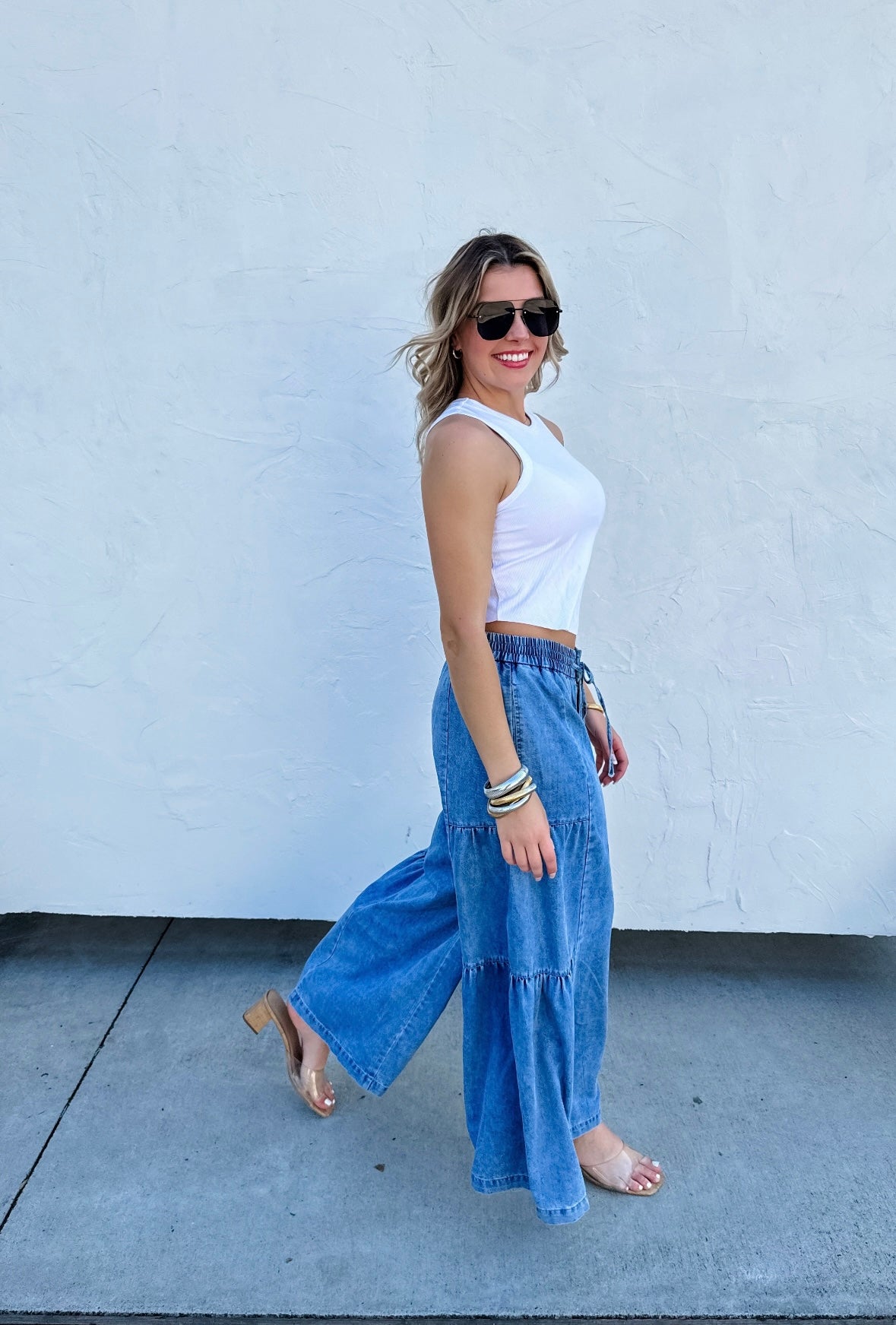 Boho Wide leg Jeans