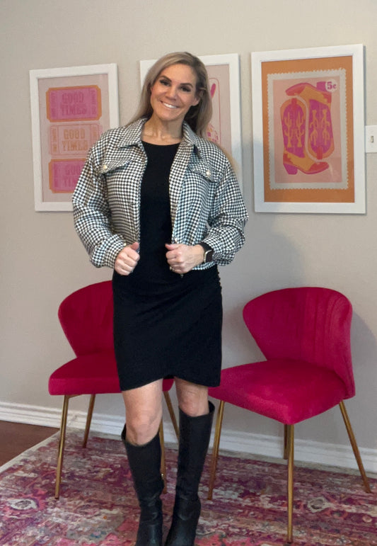 Houndstooth Blazer