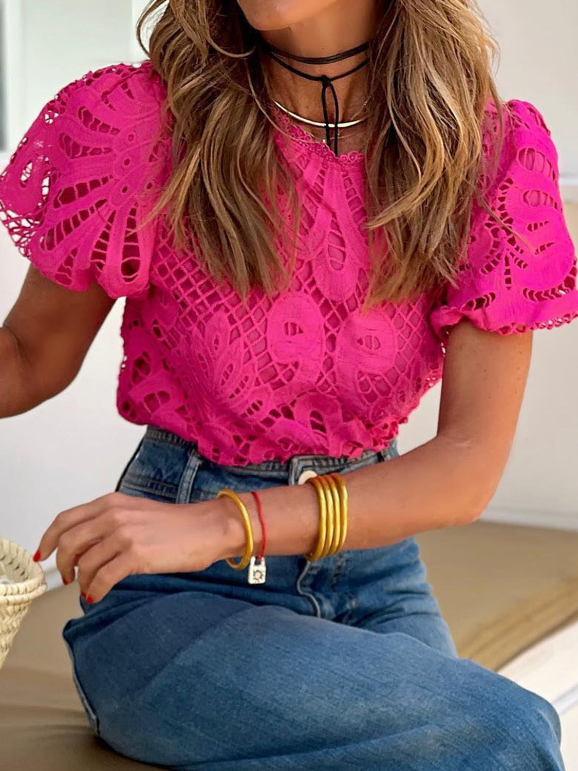 Cutout Pink Top