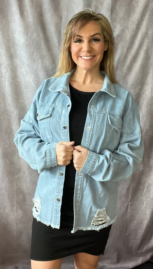 Everyday Denim Shacket